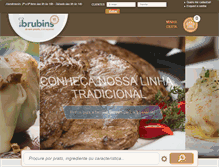 Tablet Screenshot of brubins.com.br